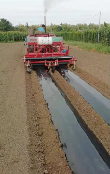 180型旋耕起垄施肥铺膜铺管打药一体机
